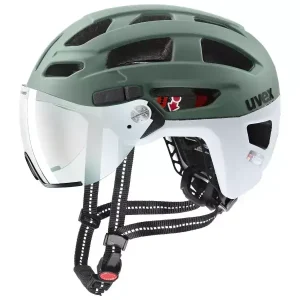Ajankohtainen Kypärä Uvex finale visor V moss green-cloud matt
