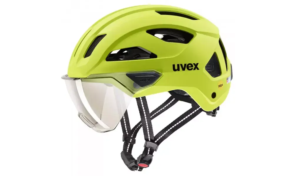Aito Kypärä Uvex stride visor MIPS lime matt