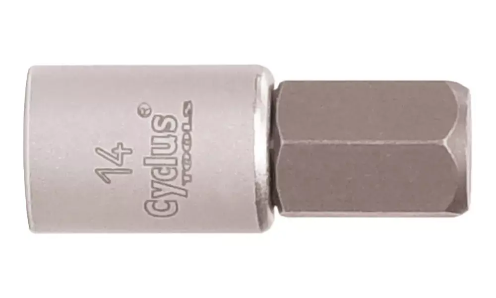 Korkea Laatu Työkalu Cyclus Tools 3/8" socket to Hexagon 14mm (720595)