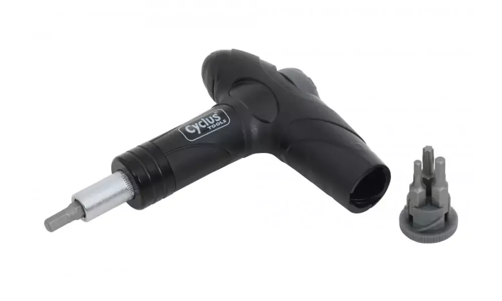 Työkalu Cyclus Tools Torque T-spanner säädettävä 4/5/6Nm with Hex 3/4/5mm and Torx T25 bits (720636) Uusi Kokoelma