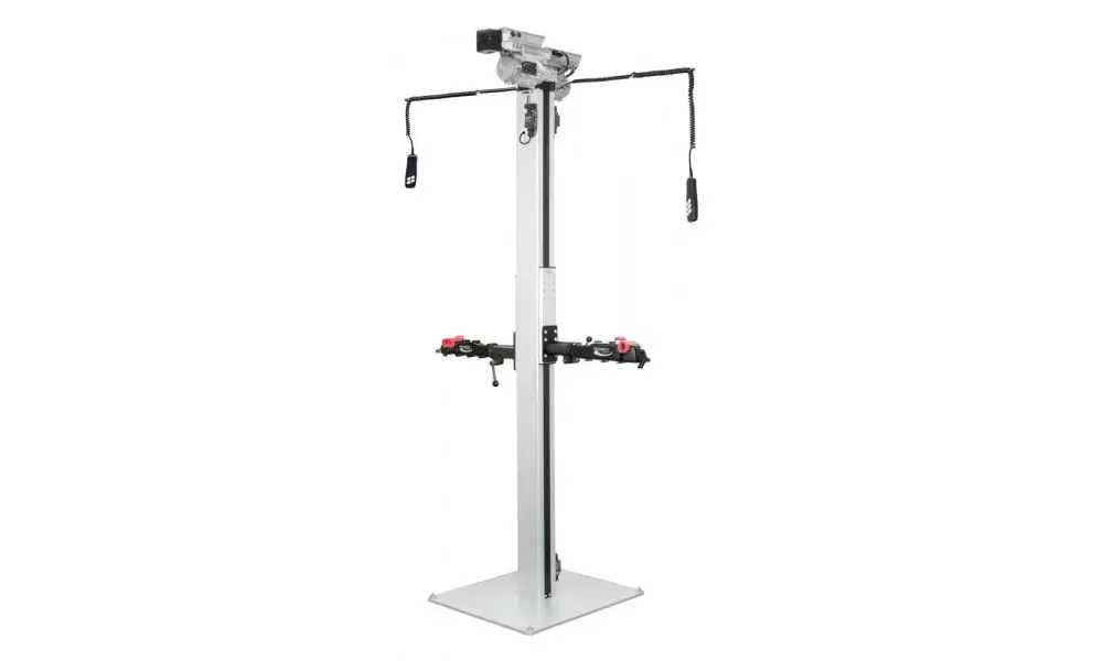 Suosittu Polkupyörän korjausteline Cyclus Tools BikeLift S0 for 2 workplace without clamps (290402)
