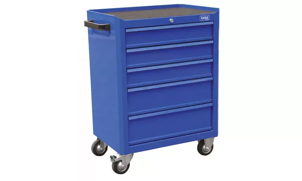 Osta Nyt Säilytyslaatikko Cyclus Tools Trolley for tools with 5 drawers 820x615x425cm (720560)