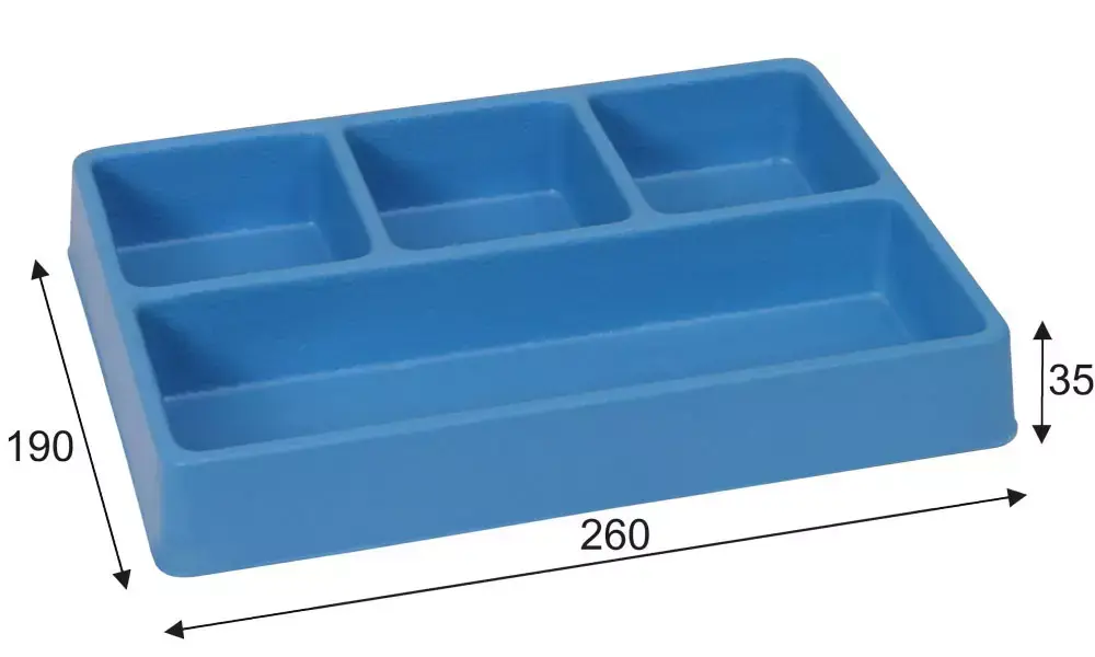 Työpajapöydän osa Cyclus Tools Tray with 4 compartments (720671) Alennettu
