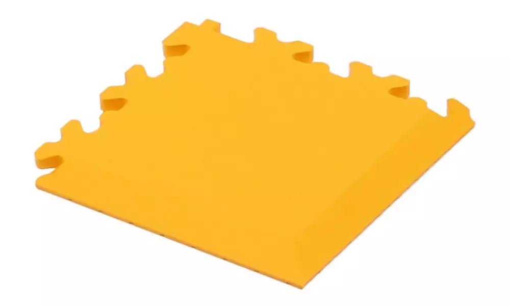 Työpajojen lattialaatta osa Cyclus Tools PVC corner strip 3.5x13.5x0.7cm yellow (730023) Pakollinen (Must-Have)