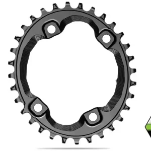 AbsoluteBLACK OVAL Shimano XT/SLX Singlespeed Ø96mm 1x11v Eturatas Uusi Kokoelma