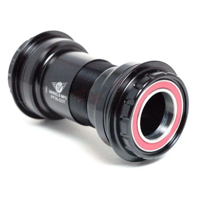 Wheels MFG PF30 Outboard Ceramic Hybrid BB for 24/22mm Cranks (SRAM) - Black Viikonlopputarjous