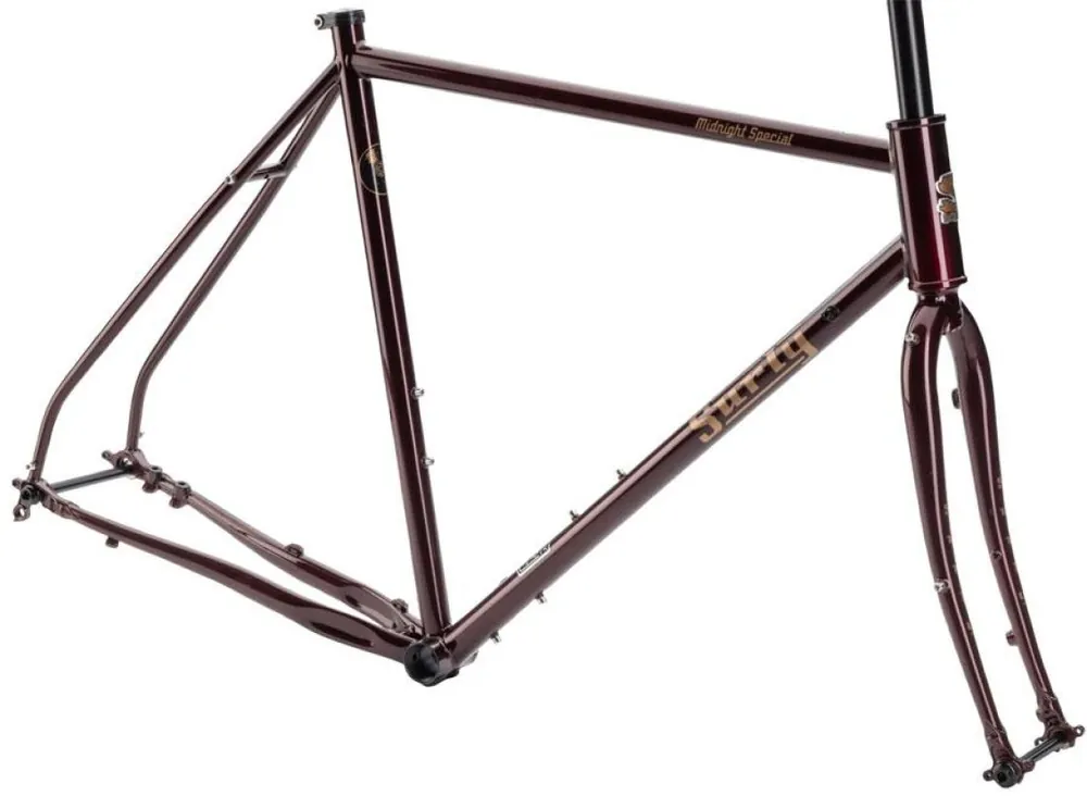 Suoraan Valmistajalta Surly Midnight Special Frameset 650b/700c Steel Black Cherry Fizz