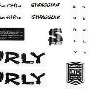 Viimeinen Mahdollisuus Surly Straggler Decal Set - Black New
