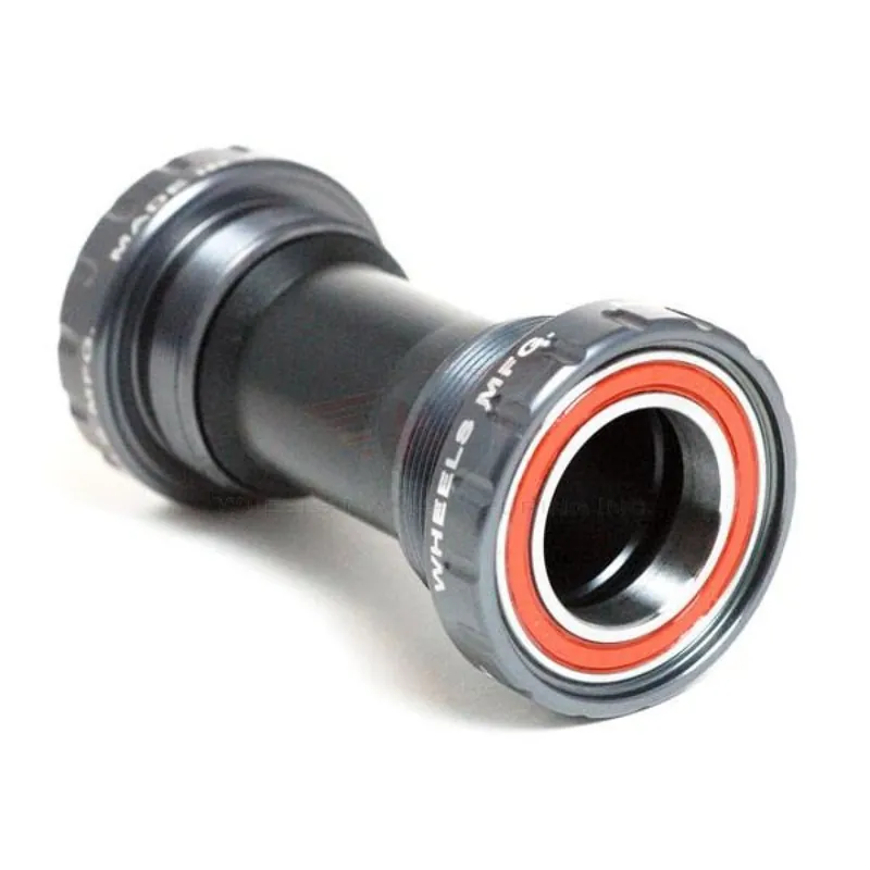 Wheels MFG Threaded Road Angular Contact BB for 24mm Cranks (Shimano) - Gray Tarjoushinta