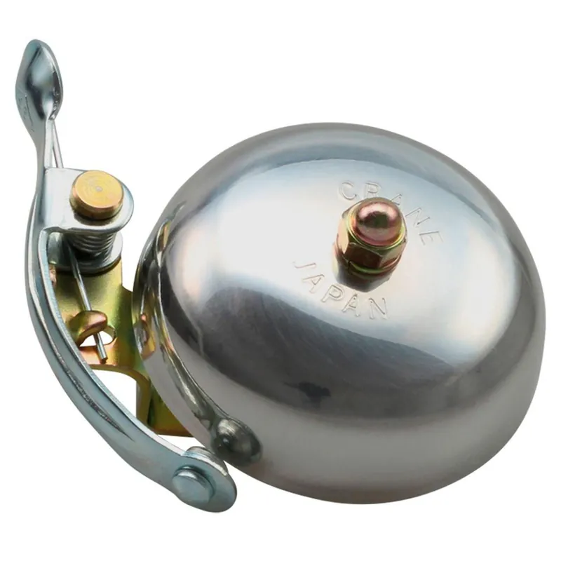 Viimeinen Mahdollisuus Crane Bell Suzu Polished Silver Alloy