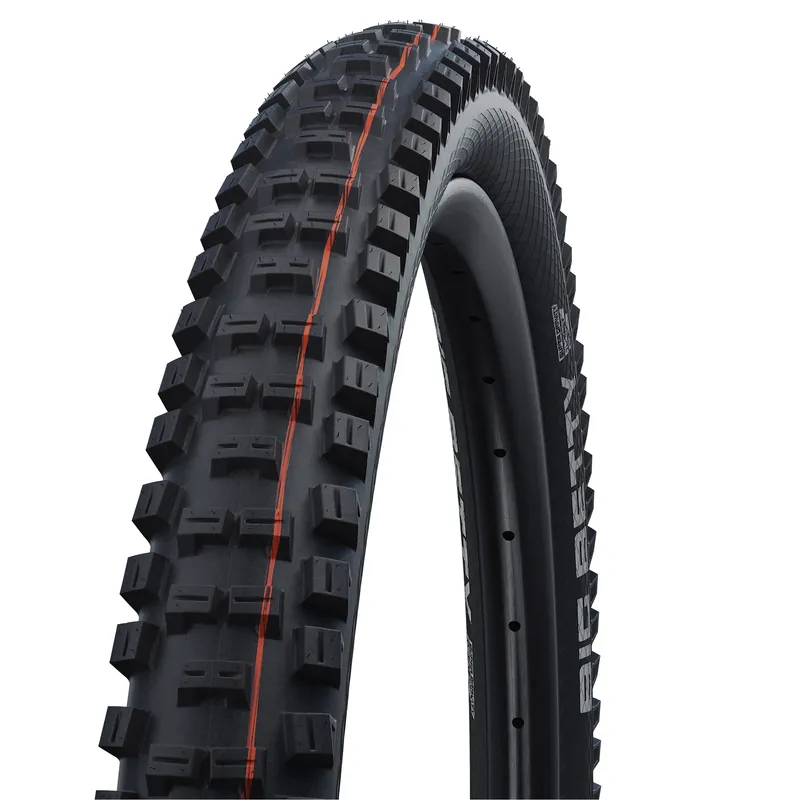 Alkuperäinen SCHWALBE BIG BETTY 29x2.40 ADDIX SOFT SUPERGRAVITY Tubeless Ready -rengas joustava musta