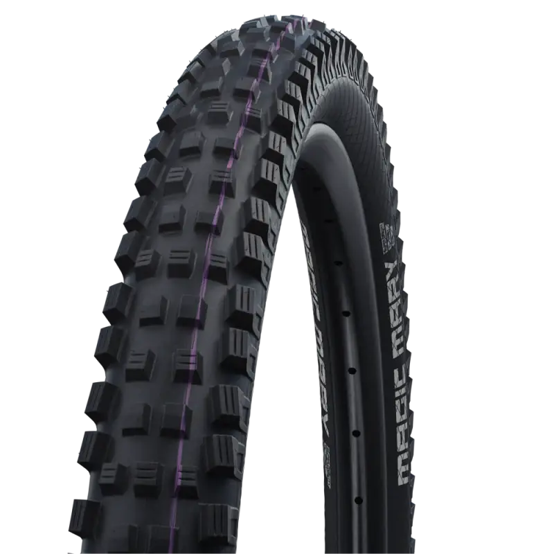 Suosittu Rengas SCHWALBE MAGIC MARY 26x2.35 ADDIX ULTRASOFT SUPERGRAVITY Tubeless Ready Taittuva Musta