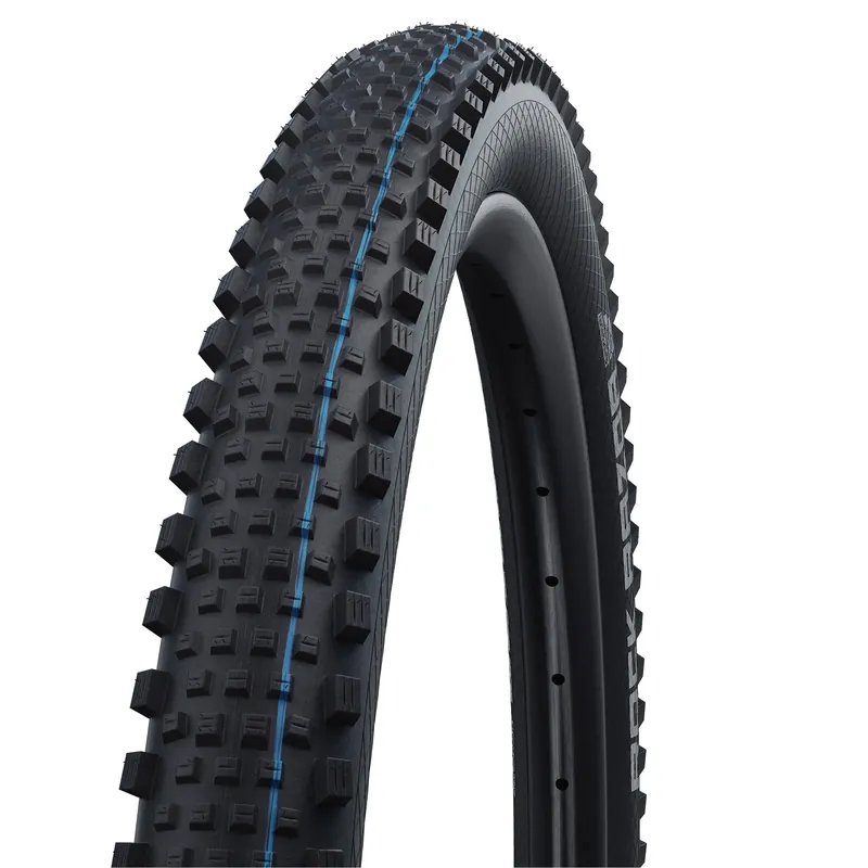 Korkea Laatu Rengas SCHWALBE ROCK RAZOR 27.5x2.60 ADDIX SPEEDGRIP SUPERTRAIL Tubeless Ready Taittuva Musta