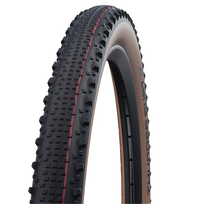 Ajankohtainen Rengas SCHWALBE THUNDER BURT 29x2.25 ADDIX SPEED SUPERRACE Tubeless Ready Joustava Musta/Ruskea