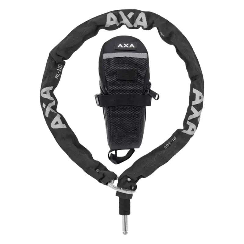 Älä Missaa AXA RLC 100 Plug-in Lukkoketju ja Kuljetuspussi