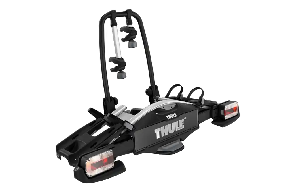 THULE VeloCompact 925 Polkupyörän kuljetusteline, 7 pin, 2 lle pyörälle, peräkoukkukiinnitys Superhinta