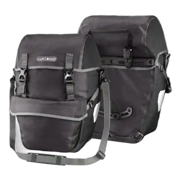 Kuuma Tarjous Ortlieb Bike-Packer Plus Musta Sivulaukku, Pari
