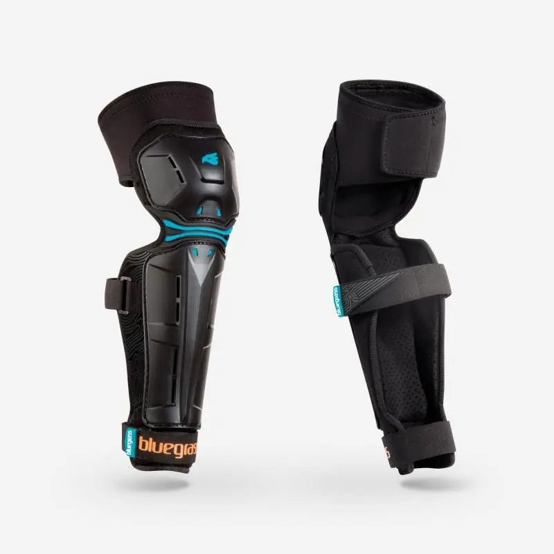 BLUEGRASS Big Horn Knee Knee guard Small (43 cm) Black Edullinen