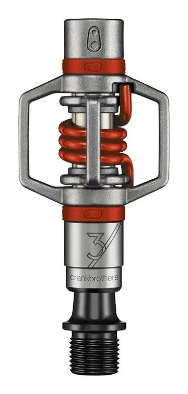 Alkuperäinen CRANKBROTHERS Pedal Eggbeater 3 Grey/Red