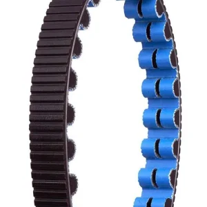 Ajankohtainen GATES CDX Carbon Drive Belt 115T Black/blue Pitch 11 mm, Width 12 mm, ‘1/1