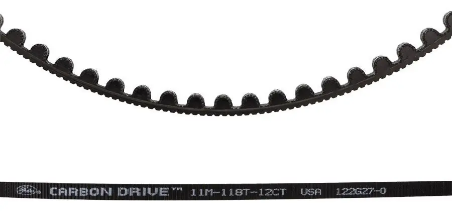 GATES CDX Carbon Drive Belt 118T Black/black Pitch 11 mm, Width 12 mm, ‘1/1 Halpa Hinta