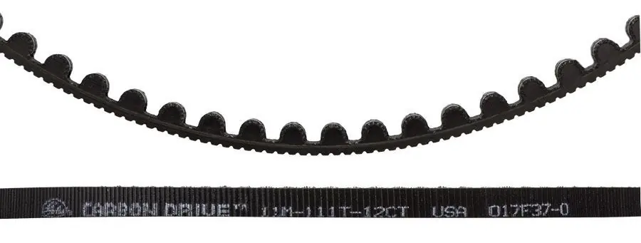 Kausialennus GATES CDX Carbon Drive Belt 111T Black/black Pitch 11 mm, Width 12 mm, ‘1/1