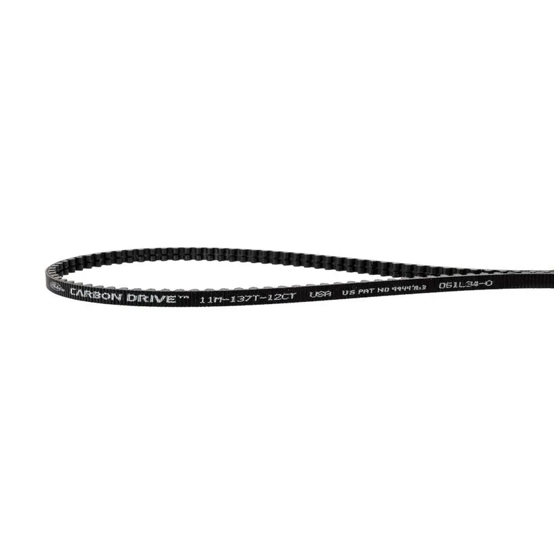 Älä Missaa GATES CDX Carbon Drive Belt 137T Black/black Pitch 11 mm, Width 12 mm, ‘1/1