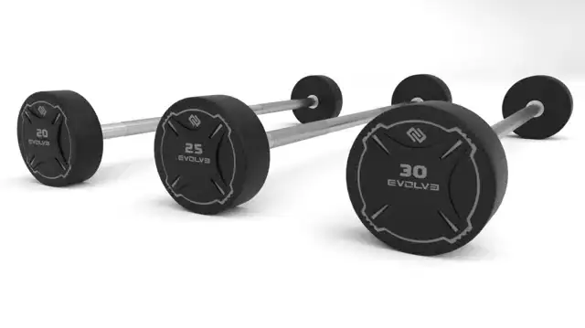 Uusi Kokoelma Kiinteä levytankosarja 10-55 kg Evolve CPU FB-US-10-55