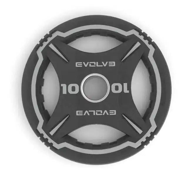 Levypaino Evolve TPU Urethane 10 kg, otekahvallinen Eniten Myyty