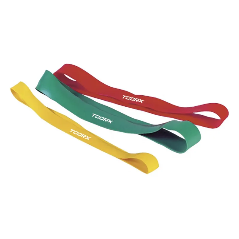 Voimistelun vastuskuminauhasetti TOORX Latex Bands Strong Tarjous