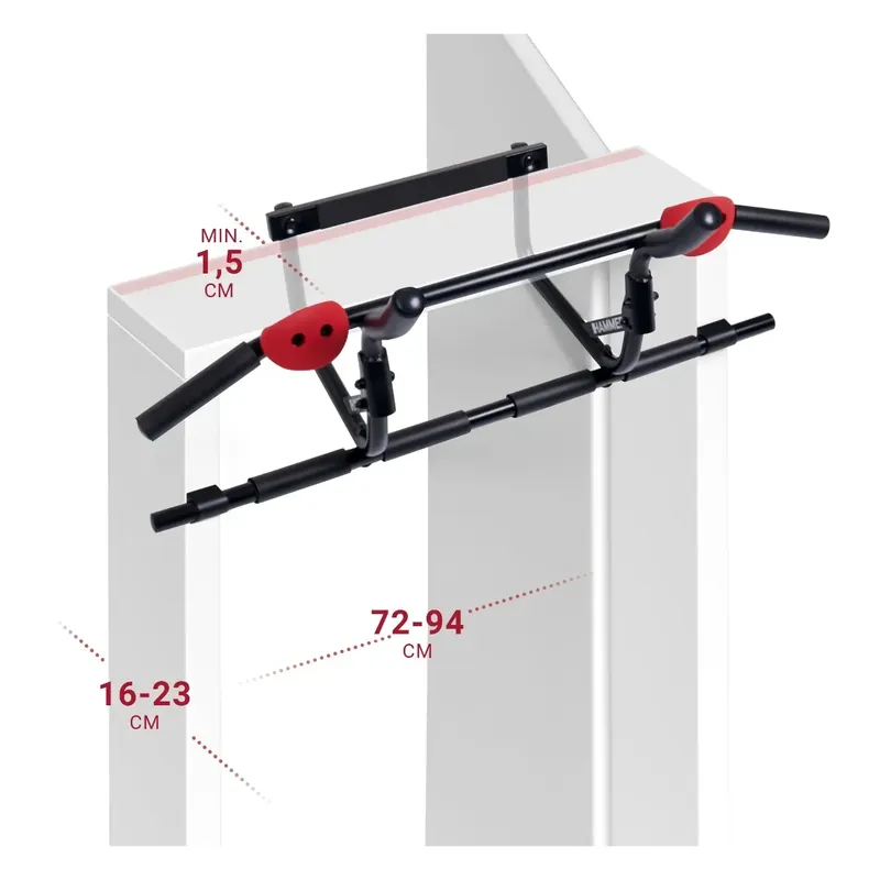 Suoraan Valmistajalta Käsipainotanko HAMMER Pull-up Bar Multigrip