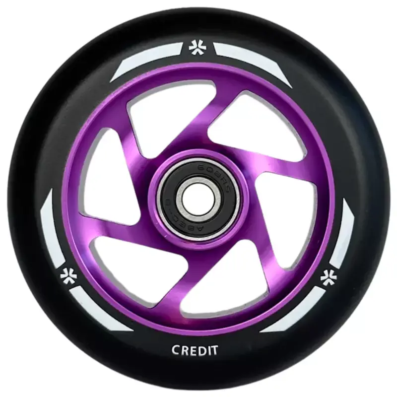 Edullinen Union Credit V2 Pro -skootteripyörä 100 mm purppura/musta