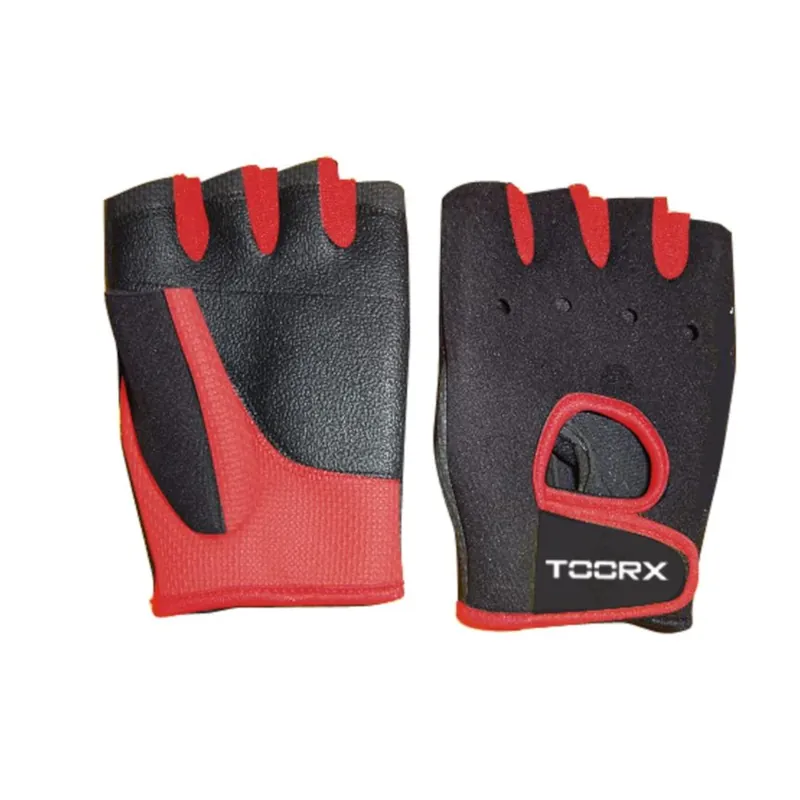Alennettu Treenihanskat TOORX Professional Gloves, musta-punainen