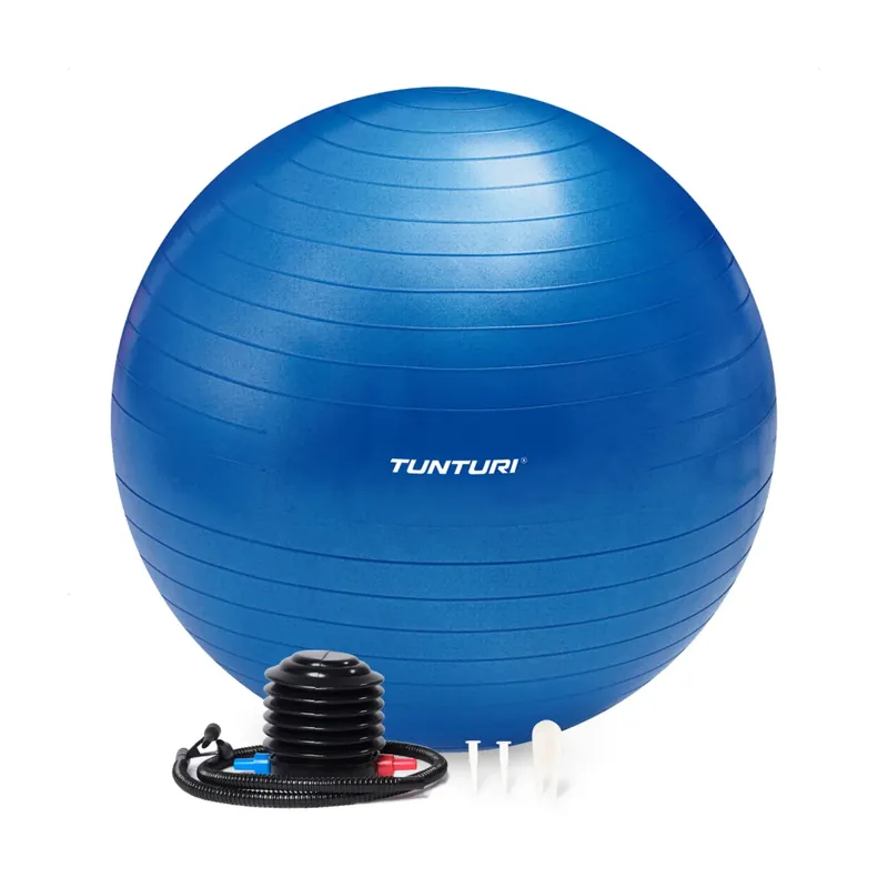 Voimistelupallo TUNTURI Gymball 90cm, Anti-Burst, Sininen Tarjous