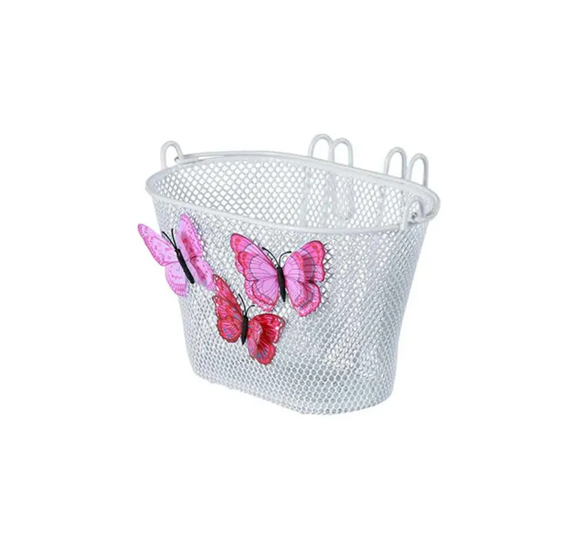 Lähetetään Heti Lasten polkupyörän kori BASIL JASMIN BUTTERFLY, valkoinen