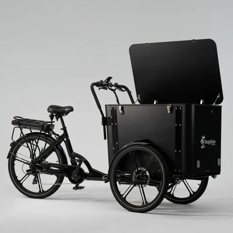 Uutuus Sähköavusteinen tavarapyörä CARGOBIKE of SWEDEN Flex Box