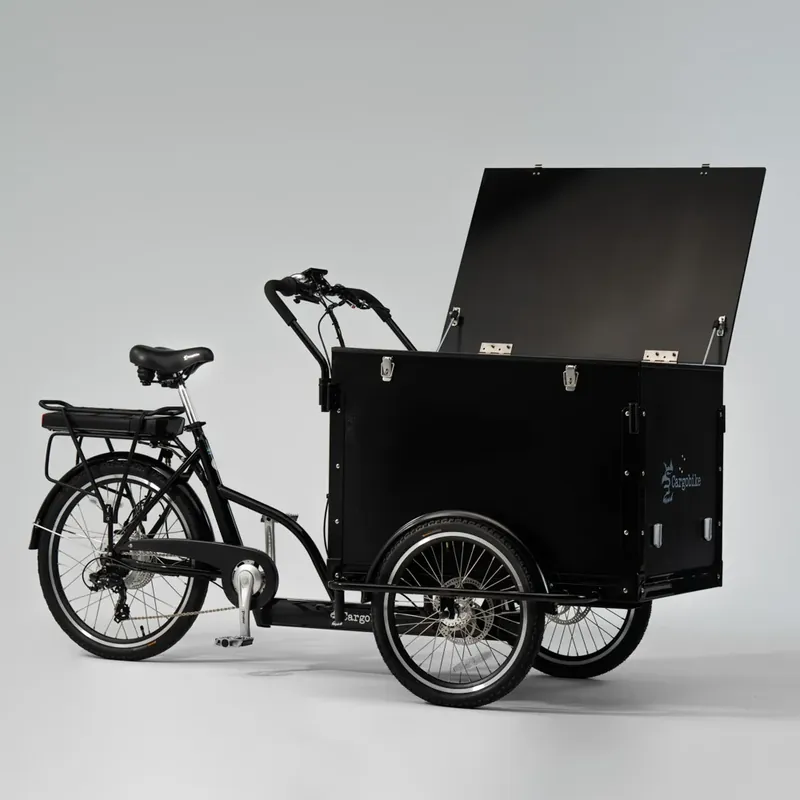 Tehdashinta Sähkölaatikkopyörä CARGOBIKE of SWEDEN Classic Box