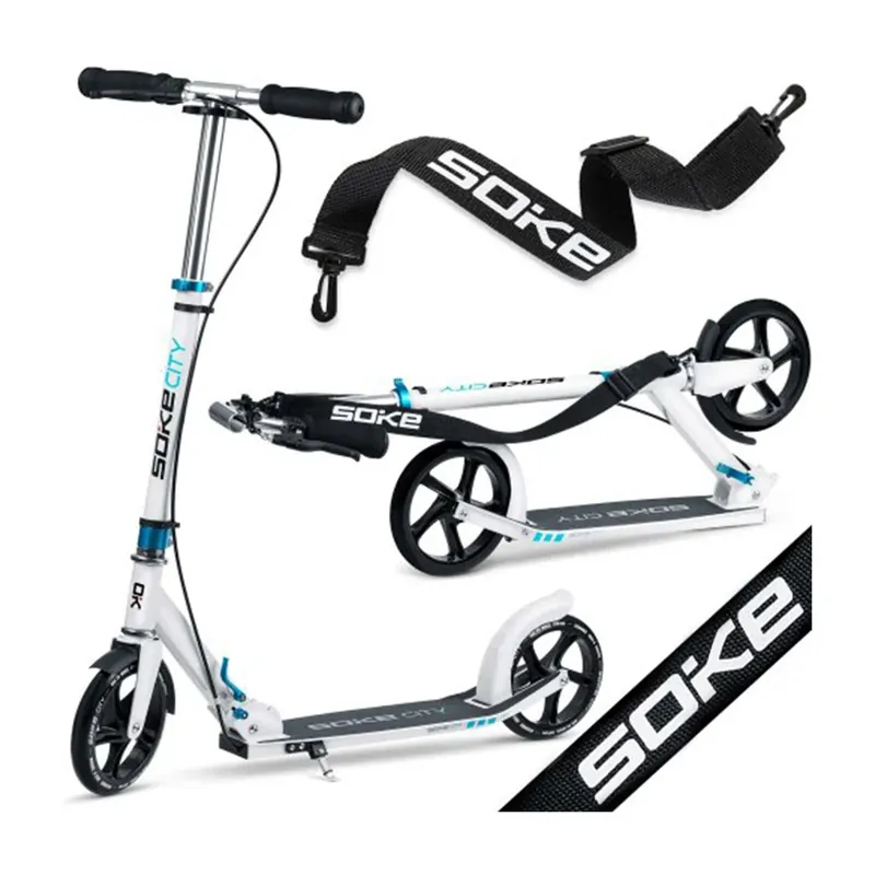 Kausialennus Soke City Scooter, valkoinen