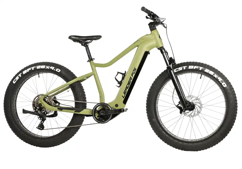 Sähköfatbike LEADER FOX Braga 26" Vihreä Uusi Malli