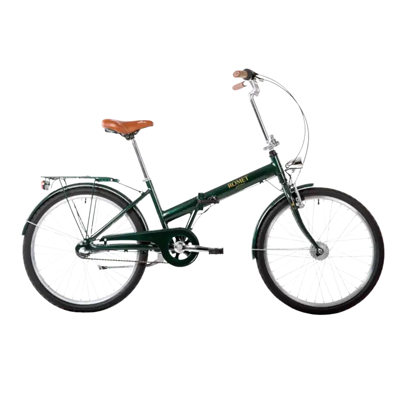 Älä Missaa Kokoontaitettava polkupyörä ROMET Jubilat Classic, 24" vihreä