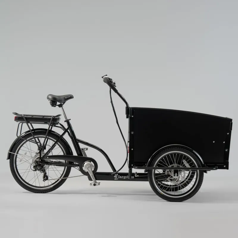 Sähköavusteinen tavarapyörä CARGOBIKE of SWEDEN Classic Suosittu
