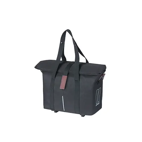 Korkea Laatu Laukkukori BASIL City MIK 8-11L, musta