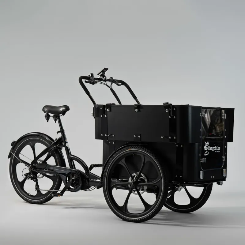 Sähköavusteinen tavarapyörä CARGOBIKE of SWEDEN Delight Kindergarten Tilaa Heti
