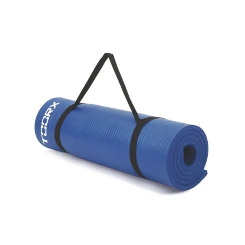 Voimistelumatto TOORX Fitnessmat kahvoilla, sininen Tilaa Nyt