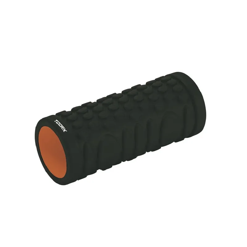 Ajankohtainen Hieronnarulla TOORX Grid Foam Roller, musta-oranssi