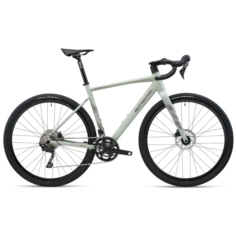 Tehdashinta Gravel-pyörä BOTTECCHIA Gravel Monster - GRX610 24s - C48 Matta harmaa