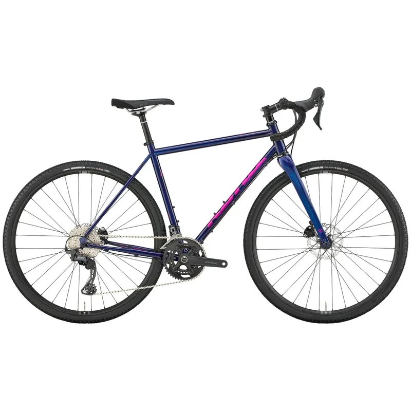 Kausialennus Gravelpyörä KONA Rove LTD, kiiltävä metalli, Gentian (sininen)