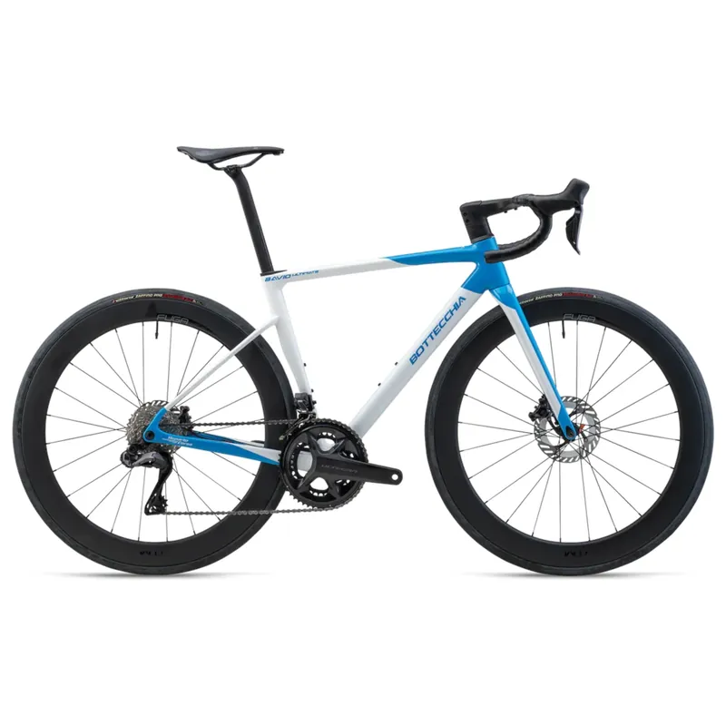Alkuperäinen Maantiepyörä BOTTECCHIA 8avio Ultimate - Ultegra Di2 24v - C15 Valkoinen Sininen