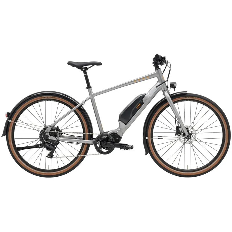 Älä Missaa Elcykel KONA Dew-E, Gloss Metallic Dark Faux Raw (Grå)
