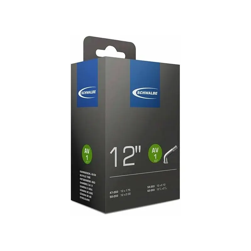 Schwalbe sisärengas 12" 47/62-203 AV1 auto 45° Turvallinen Maksu